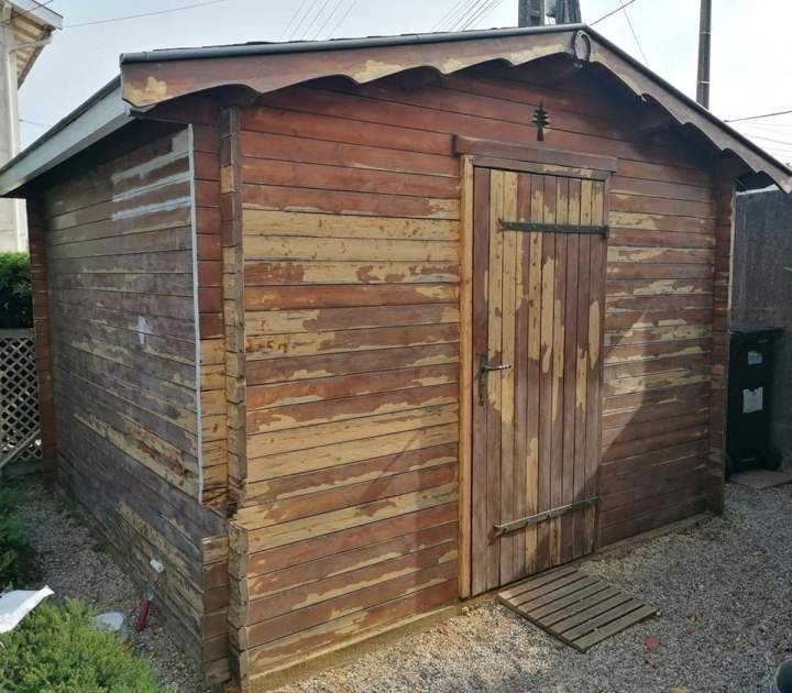 Rénovation d'abris de jardin Bruges